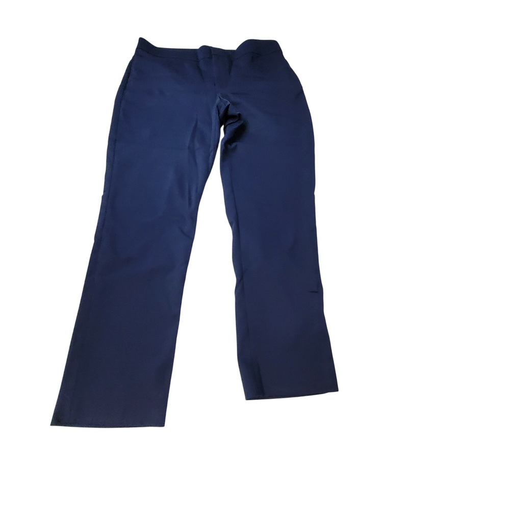 Chaps Womens Navy Blue Straight Leg‎ Career Dress Pants Size 12 Petite
